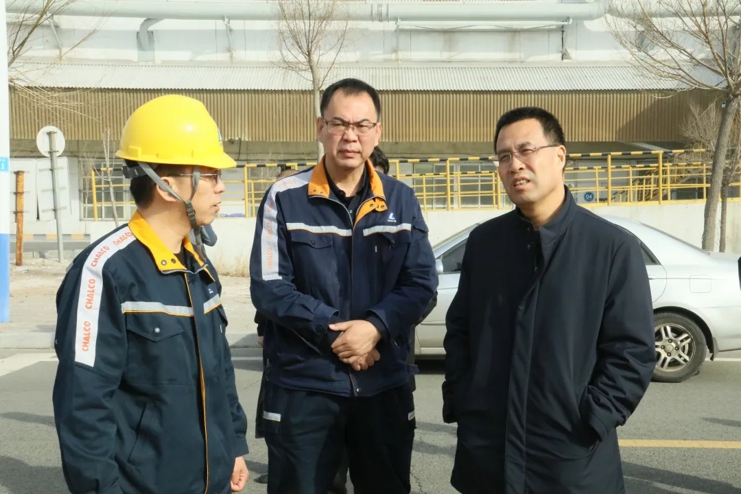 楊二喜調(diào)研包頭鋁業(yè)